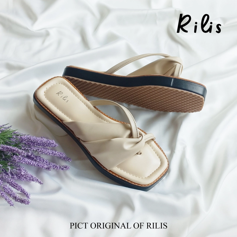 Product image Rilis - Sandal Wanita Olivia Platfoam (Rilis 40) 37 Krem