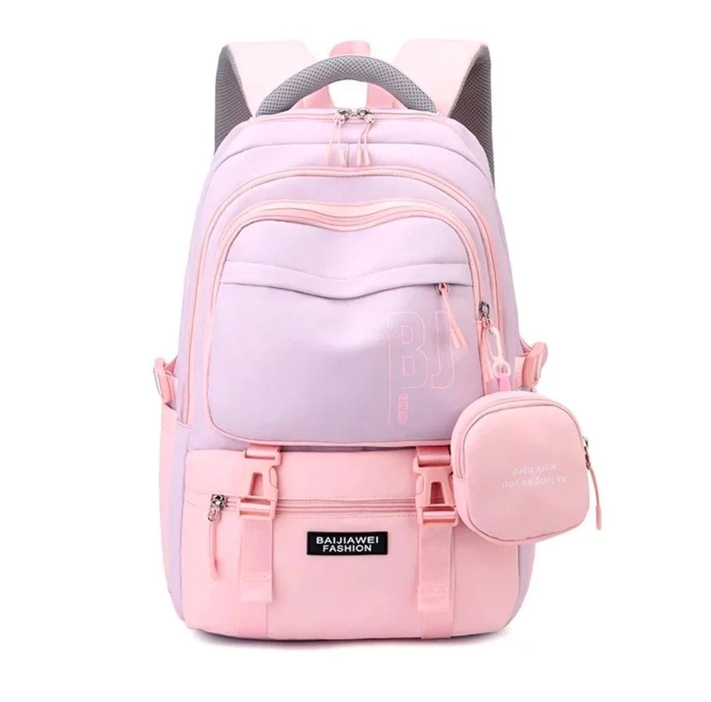 Product image Alcaff - Tas Ransel Anak Sekolah Bj Hello Dompet Tas Sekolah Fashion Wanita 30x20x40 hitam