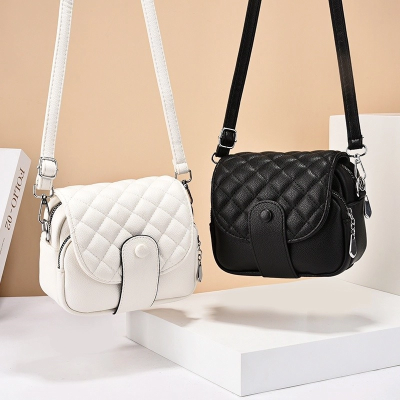 Product image Alcaff - Tas Selempang wanita Kepa Tali Panjang 20x08x15cm Hitam
