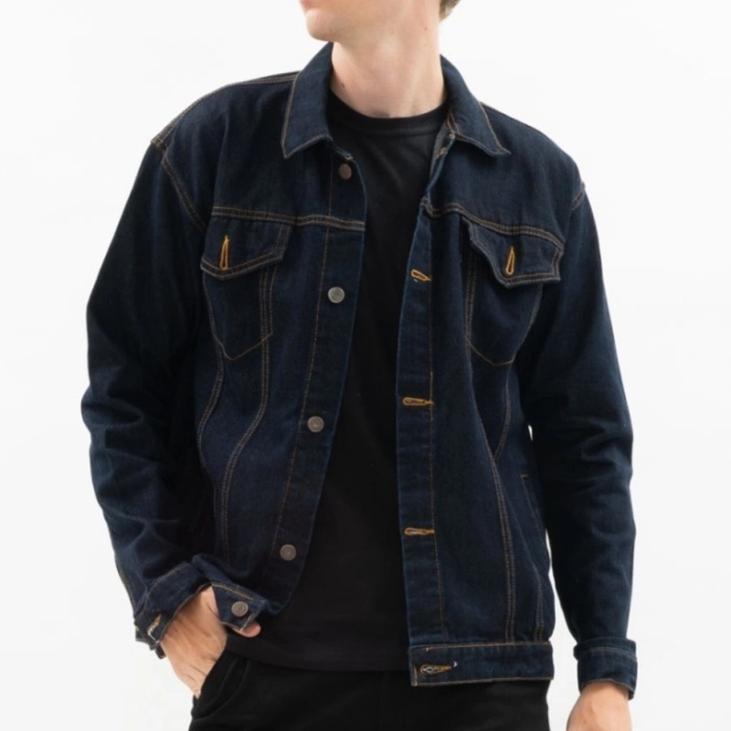 Product image Bursanekashop - JAKET JEANS PRIA // JAKET DENIM PRIA // JAKET JEANS GARMENT M GARMENT