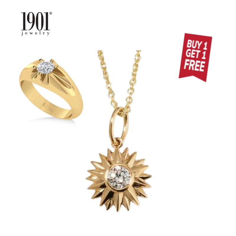 Product image 1901 Jewelry - 1901 Jewelry kalung Buttercup - BUY 1 GET 1 size Gold