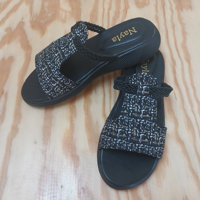 Product image Nayla - Sandal Wanita Wedges 4cm Premium Platform Hak Korea Style Series Kelly 37 Hitam