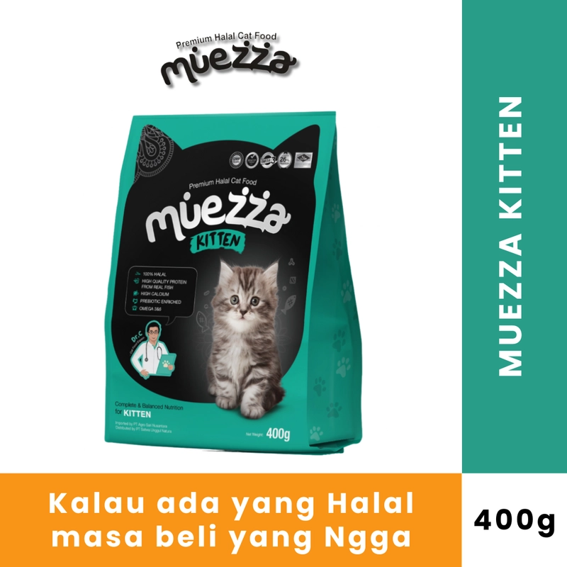 Product image Muezza - Muezza Makanan Anak Kucing Kering Kitten 400 gr 400gr Ocean Fish