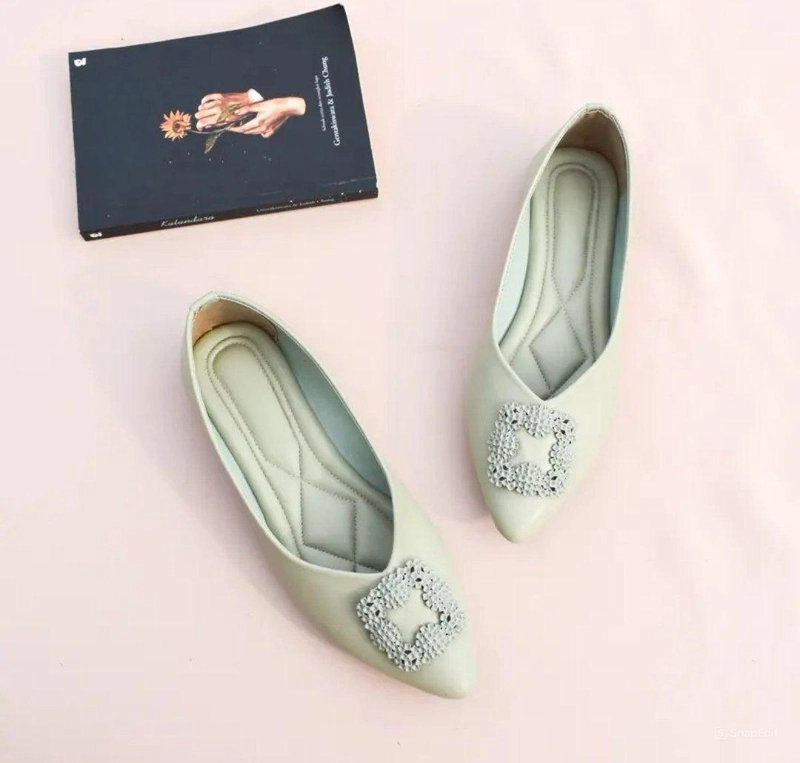 Product image LUXIA - Vania Sepatu Flatshoes Wanita FL-003 41 Matcha