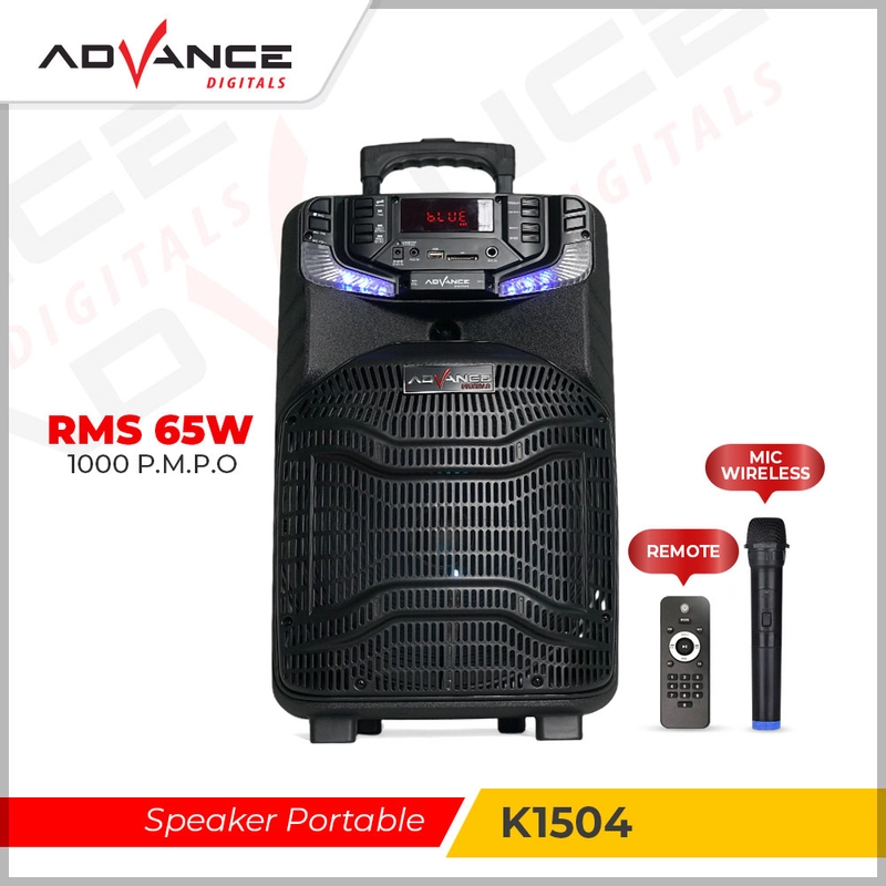 Product image Advance Digitals Indonesia - Speaker Meeting Bluetooth K1504 Salon Aktif 15 inch Gratis 2 Mic - Default