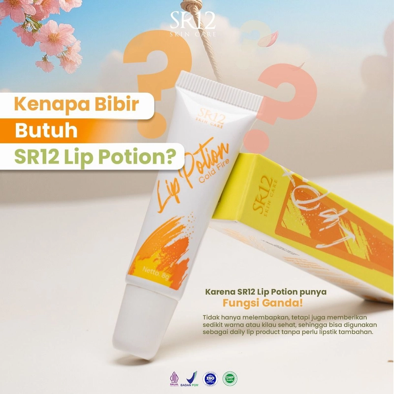 Product image SR12 Lip Potion Cold Fire Memberi Warna Dan Melembabkan bibir 8gr lip potion cold fire