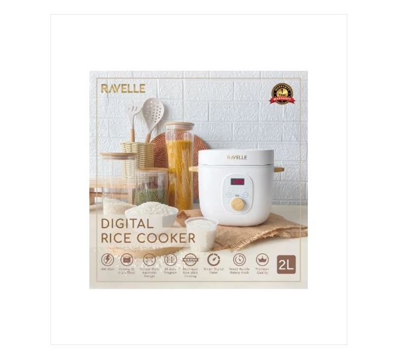 Product image UTAMAMEGA - Rice Cooker Ravelle 2 L Kapasitas 2L
