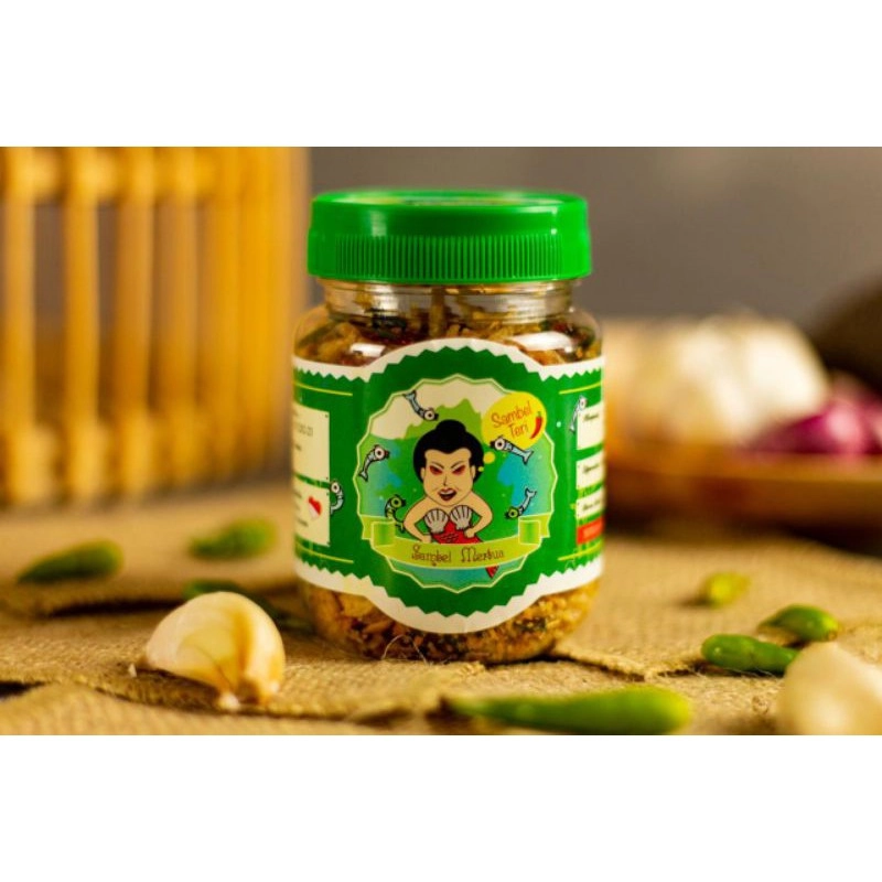 Product image Sambel Mertua Sambel Teri 55 gr Hijau