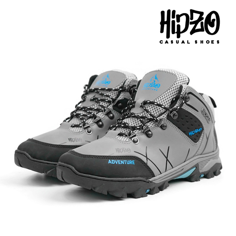 Product image Hipzo - HIPZO Sepatu Gunung Unisex M078 Hiking Boots Anti slip Outdoor 41 ABU ABU
