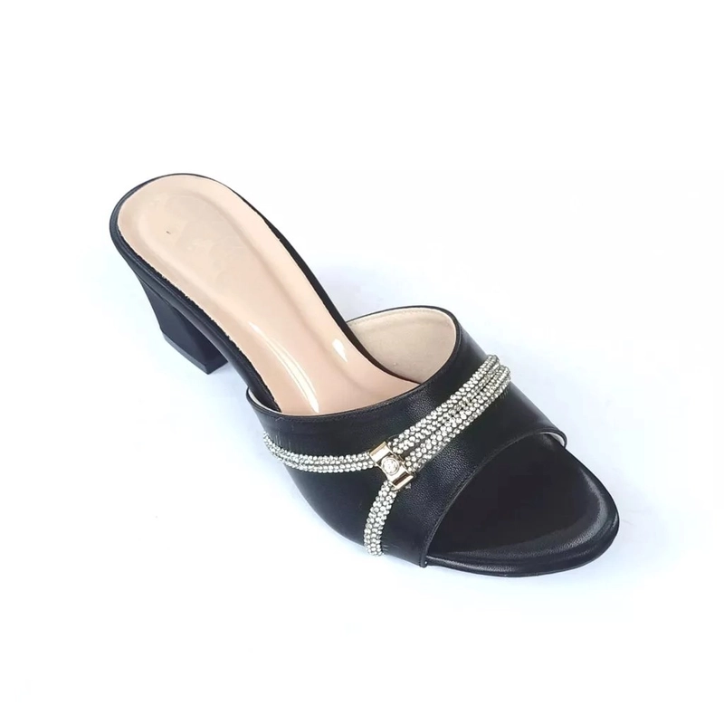 Product image apaastore - apaastore sandal wanita kokop elegan 5cm kp01 36 hitam