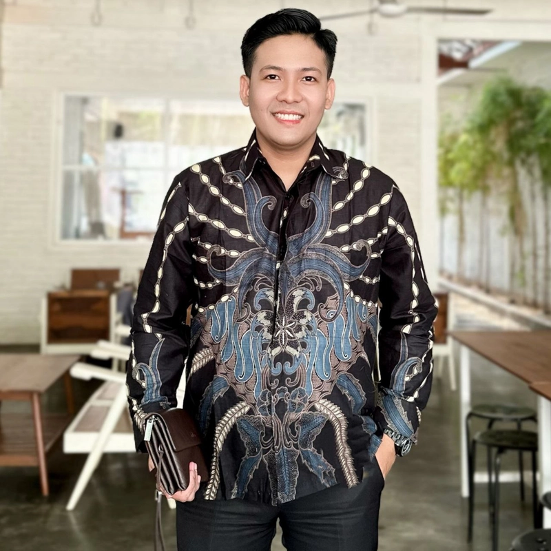 Product image Ks muslim fashion - Batik Couplen Pria Dan Wanita Bagus Banget Boleh dipisah Kemeja Dan Tunik Motif citra M Kemeja citra