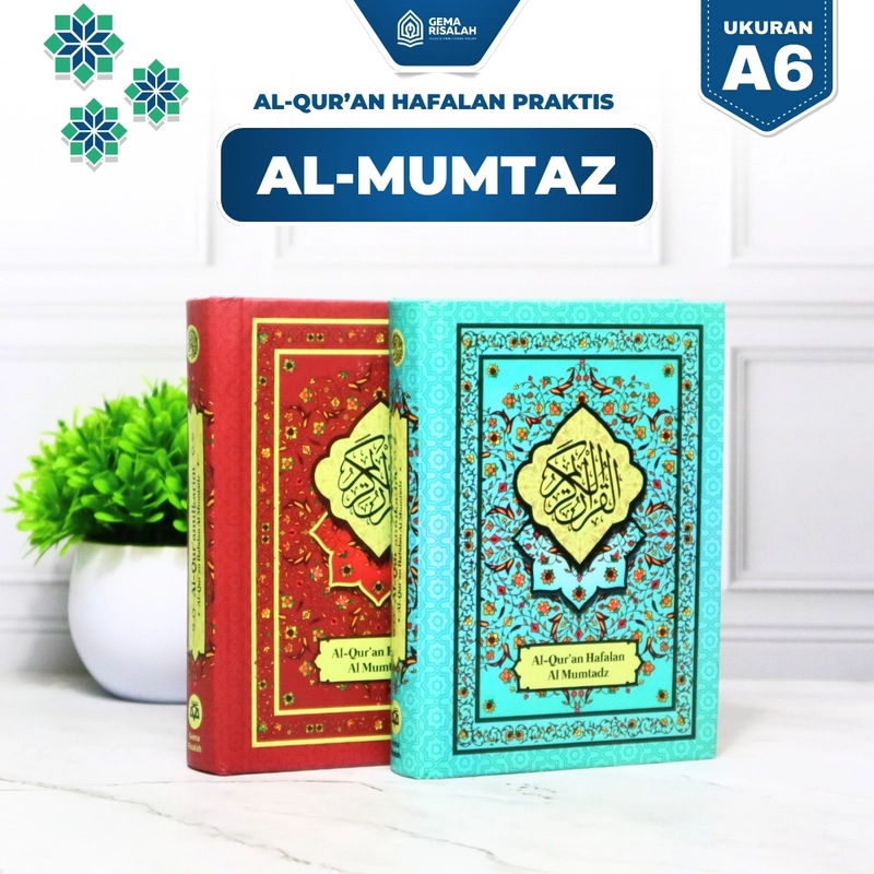 Product image Gema Risalah - Alquran Hafalan Al Mumtaz A6 15 x10cm QPP Premium Tahan 100 tahun Non Terjemah A6 MERAH