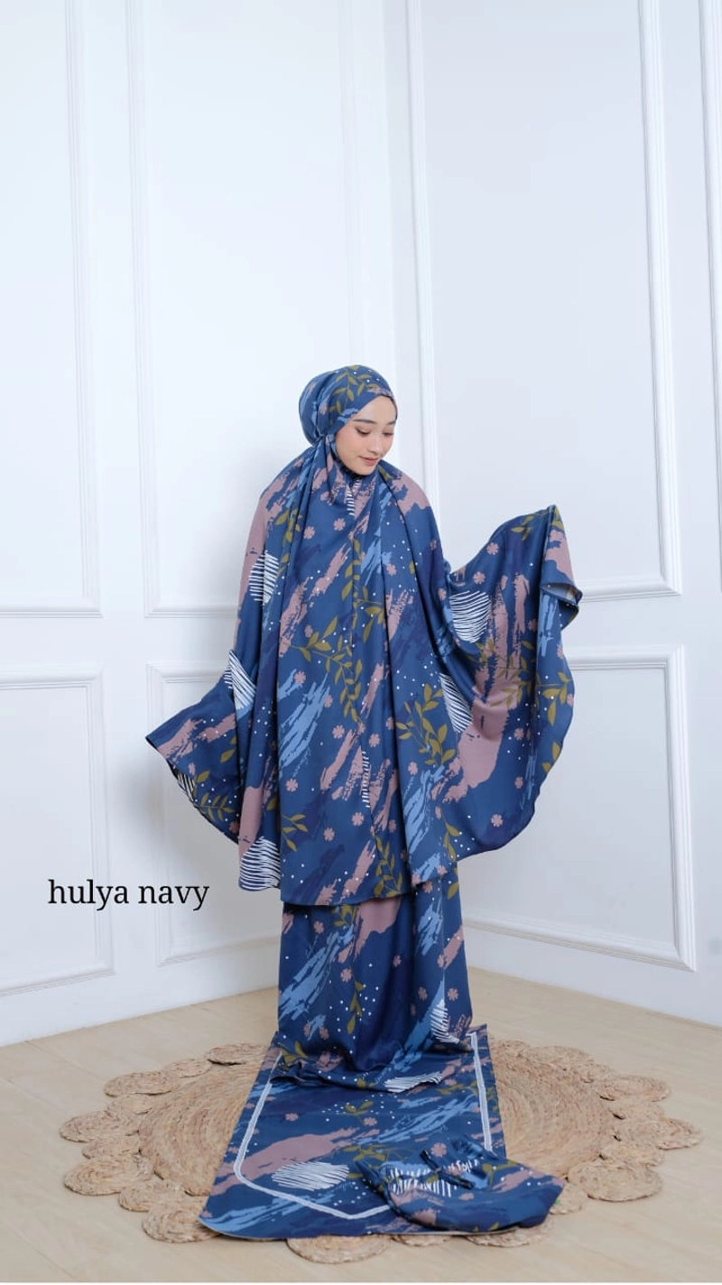 Product image AL Irsyad Store - MUKENA DALANOVA HULYA JUMBO NAVY
