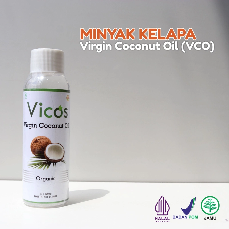Product image Elhafidz Herbal - Vicos minyak vco minyak kelapa original-virgin coconut oil 60 ml VCO