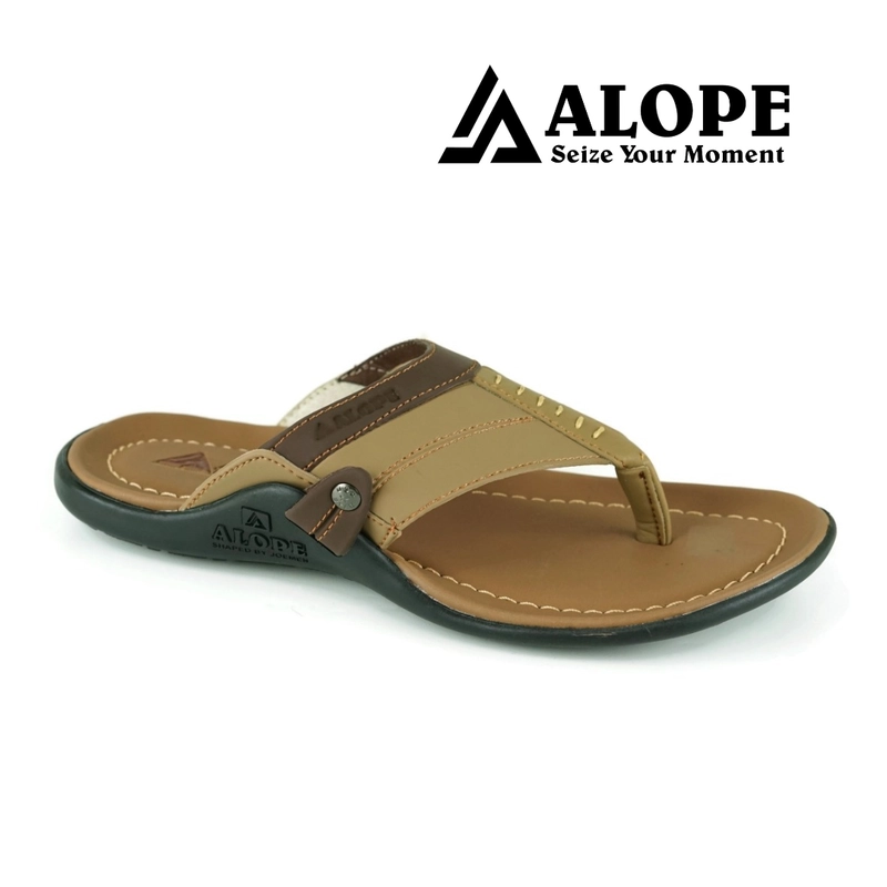 Product image ALOPE OFFICIAL - SANDAL ALOPE H 17 SANDAL PRIA KASUAL TRENDY BERKUALITAS 43 COKLAT MUDA