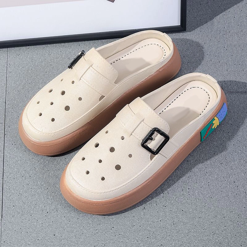 Product image NO LABEL - Sepatu Sandal Wanita Jelly Gesper (NL 22) 36-37 Mocca