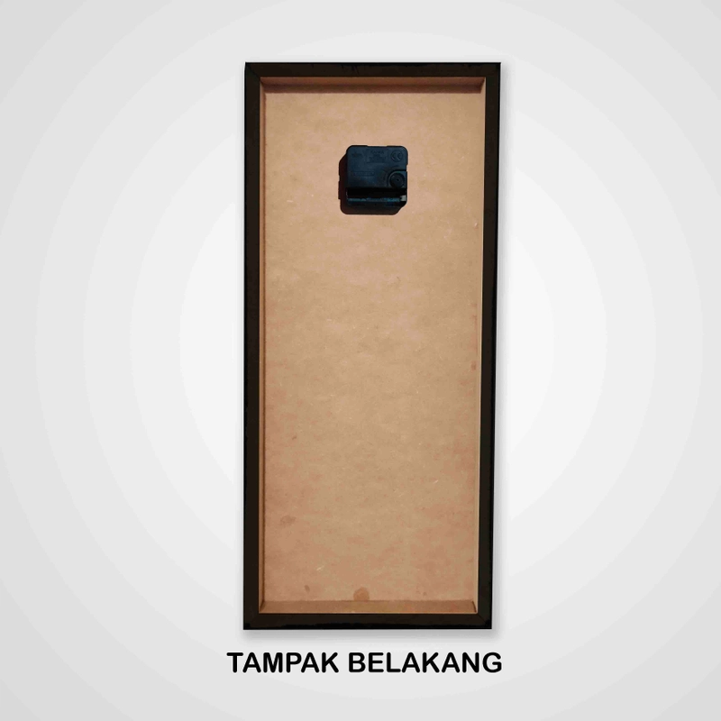 Product image Jam Dinding Quotes Motivasi Islami - JAM-89 20X45X3 PUTIH
