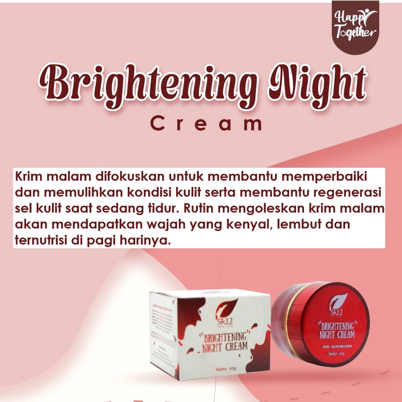 Product image SR12 Brightening Cream Day Dan Night Mencerahkan Kulit 10gr Night