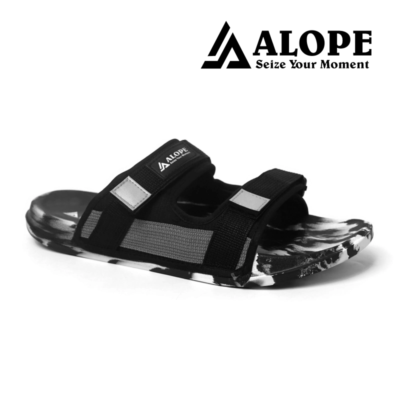 Product image ALOPE OFFICIAL - ALOPE - SANDAL SELOP JARVIS SANDAL PRIA DEWASA 39 HITAM