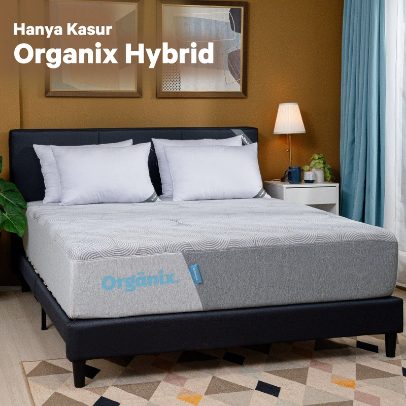 Product image Inthebox - Kasur Latex Organix Hybrid Free Bantal & Mattress Protector F388OH-2P1B-160NTR 90 x 200 cm Kasur Latex