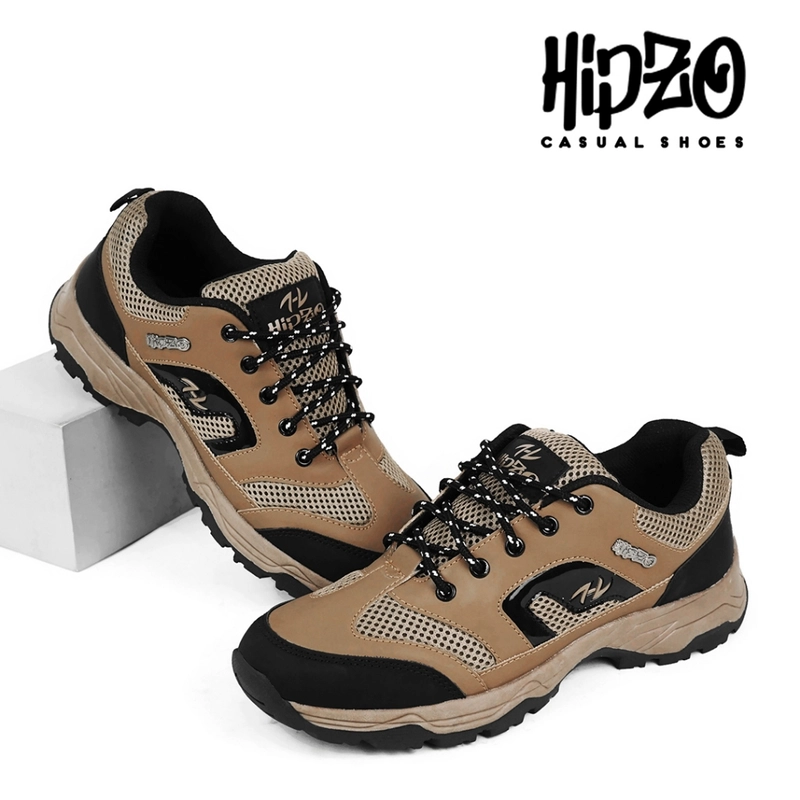 Product image Hipzo - Sepatu Hiking Sporty M074 Untuk Pria Outdoor 40 Moka