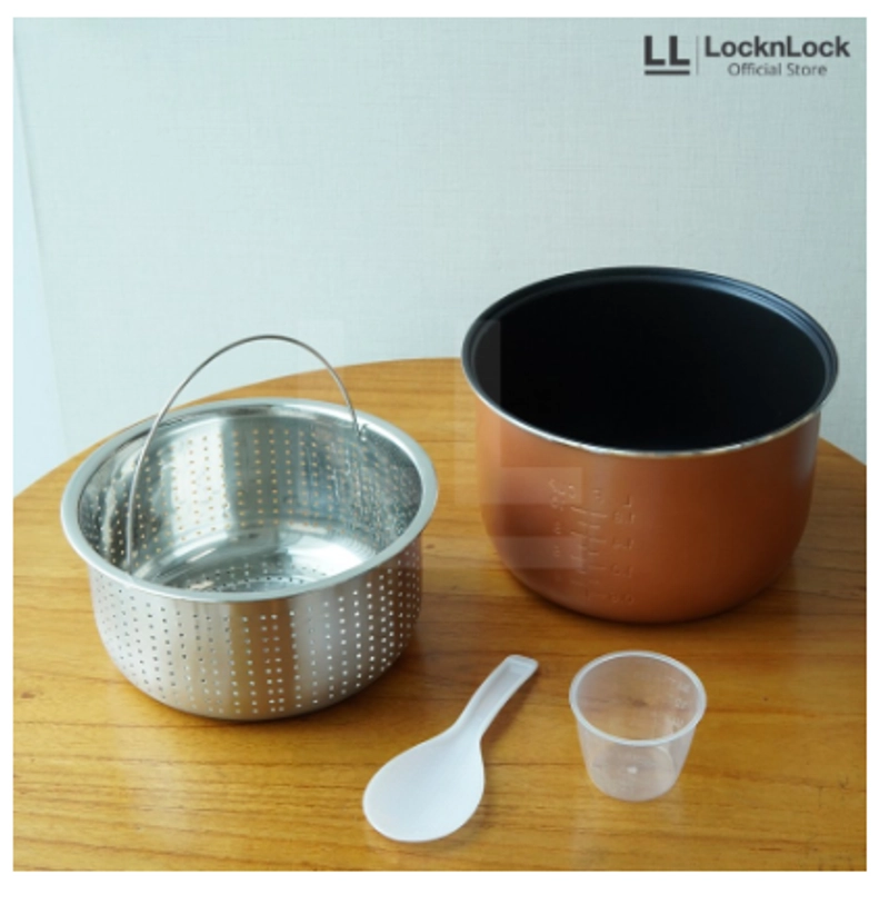 Product image UTAMAMEGA - LocknLock Smart Low Carbo Rice Cooker 5L - EJR353BLK Type EJR353BLK