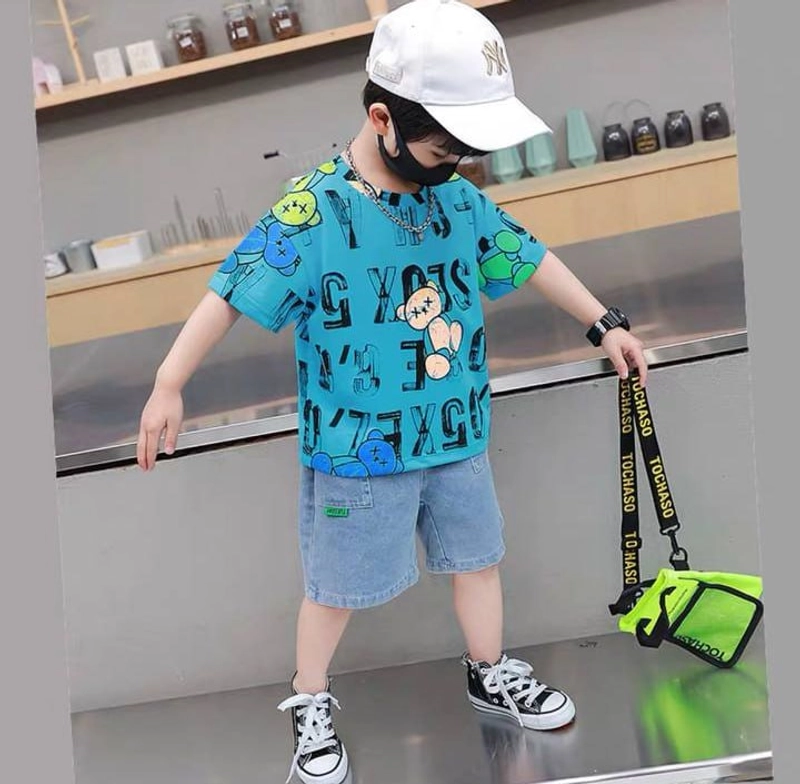 Product image JZ - Set Boyish Alphabet Bear Biru M