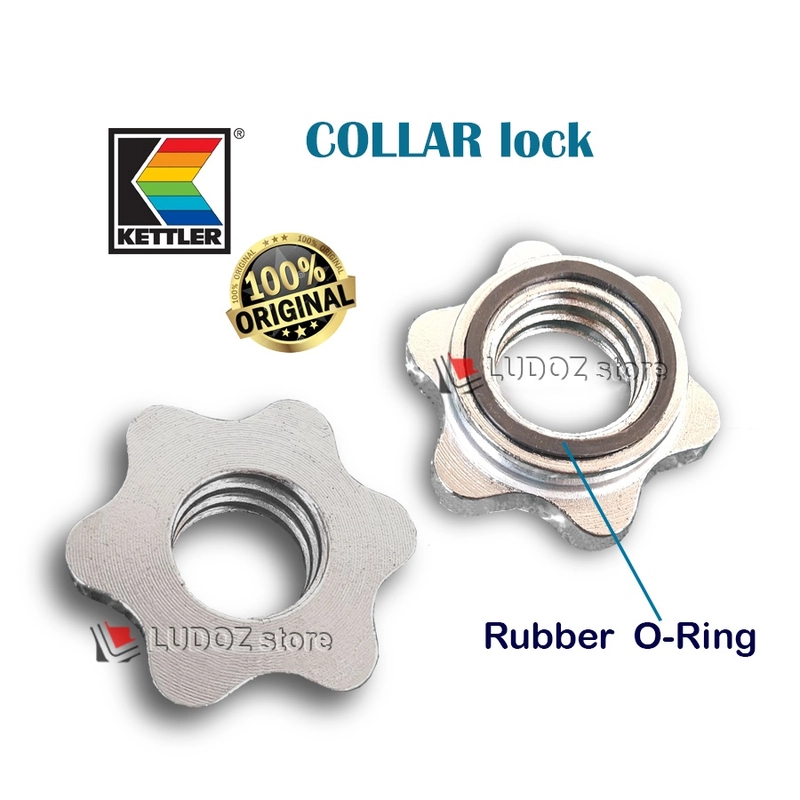 Product image LUDOZ Store - Dumbell paket Set KZ 7 1/2 kg rubber stick KETTLER olahraga karet barbel stik barbell LUDOZ 7600 Alternative-1