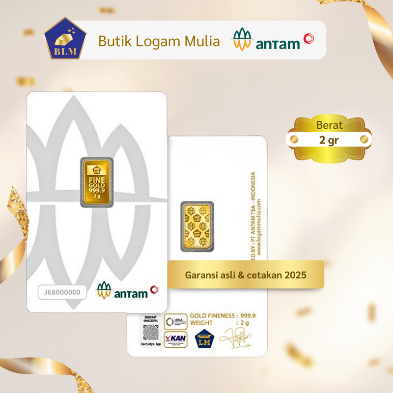 Product image Emas ANTAM Logam Mulia - 2 gr 2025
