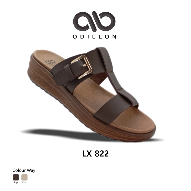 Product image Odillon - LX 822 / Sandal Slip On Wanita 39 Coffee