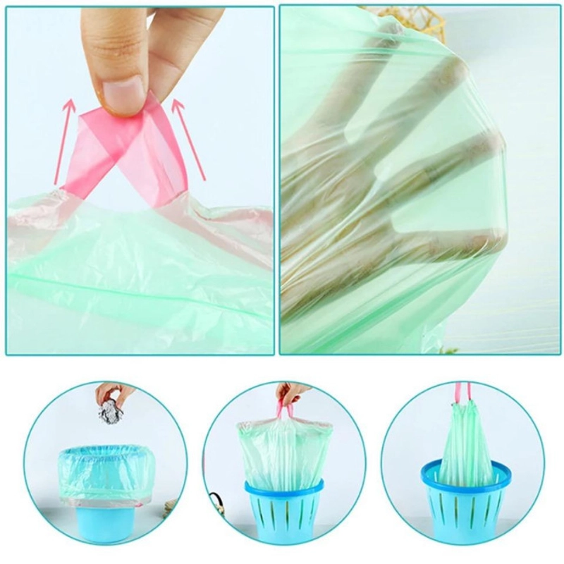 Product image KAMJE Kantong Plastik Tempat Sampah Besar Roll Dengan Tali Pengikat KMJ076 KMJ076 NON TALI