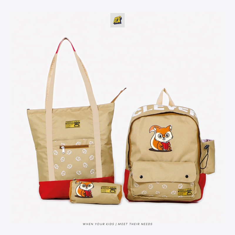 Product image HOOFLA BACKPACK SET 3 in 1 all size Cream