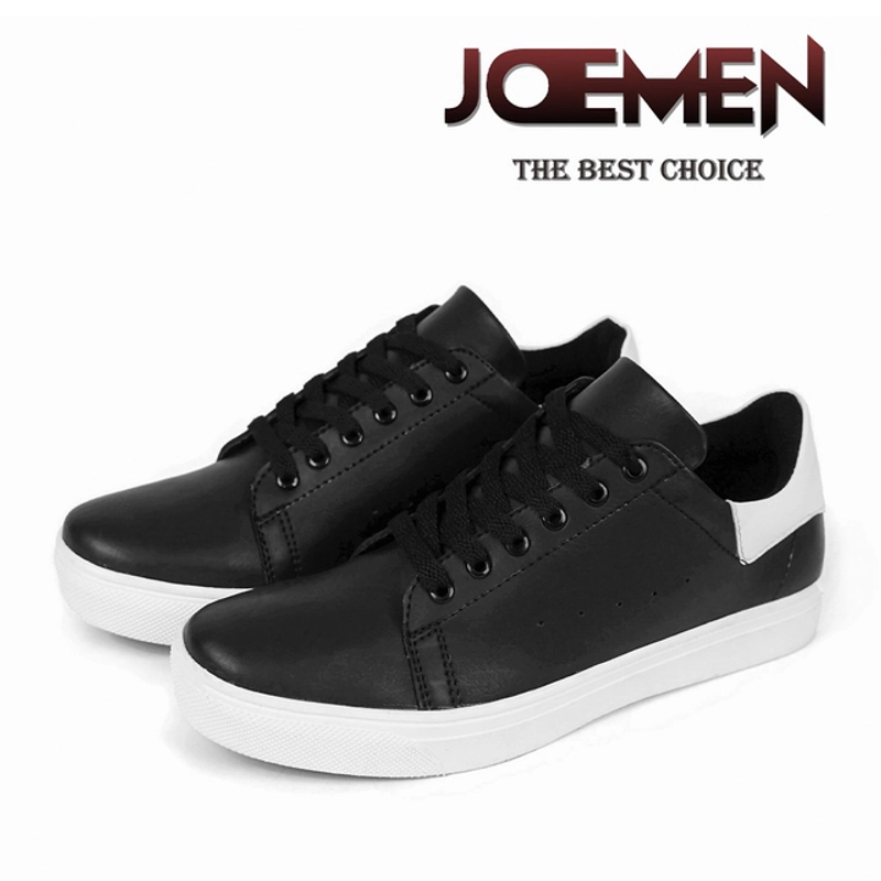 Product image Joemen Sepatu Sneakers J 95 Original Brand Lokal Sepatu Tali Pria dan Wanita Terbaru 39 Hitam