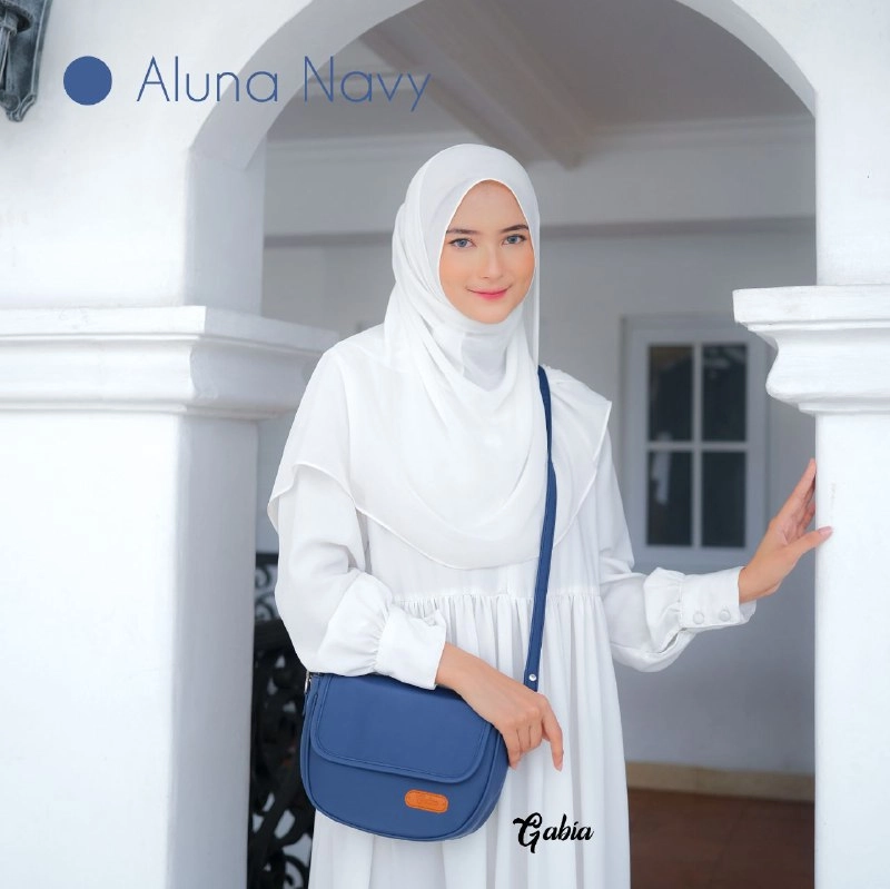 Product image Fashopid - GABIA TAS SELEMPANG ALUNA BAG WANITA ALL NAVY