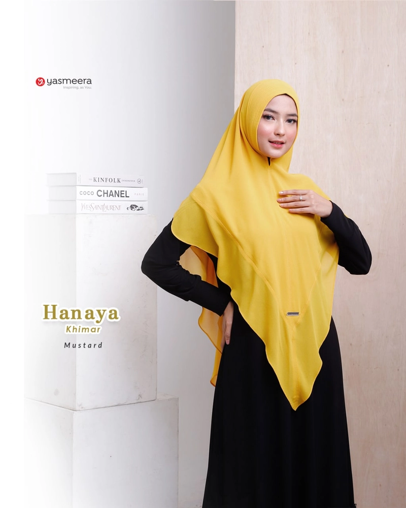 Product image Yasmeera Official - Khimar Hanaya All Size MUSTARD