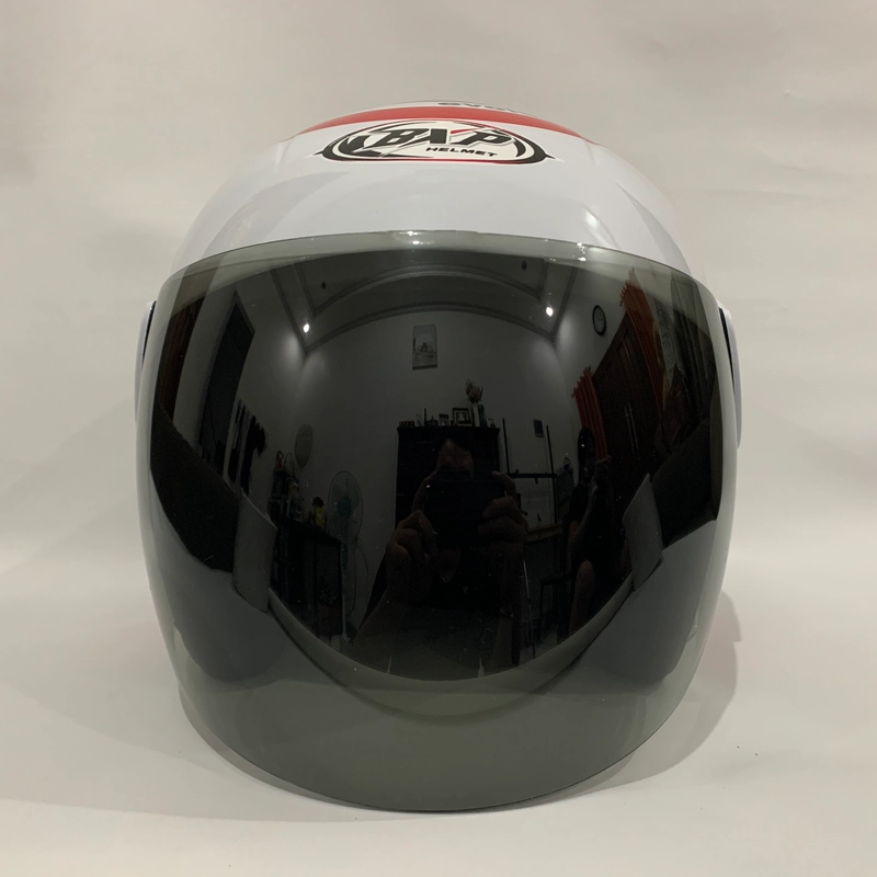 Product image Helm Nuvo Outside Putih Glossy - Helm SNI - Helm Dewasa L Outside Putih Glossy