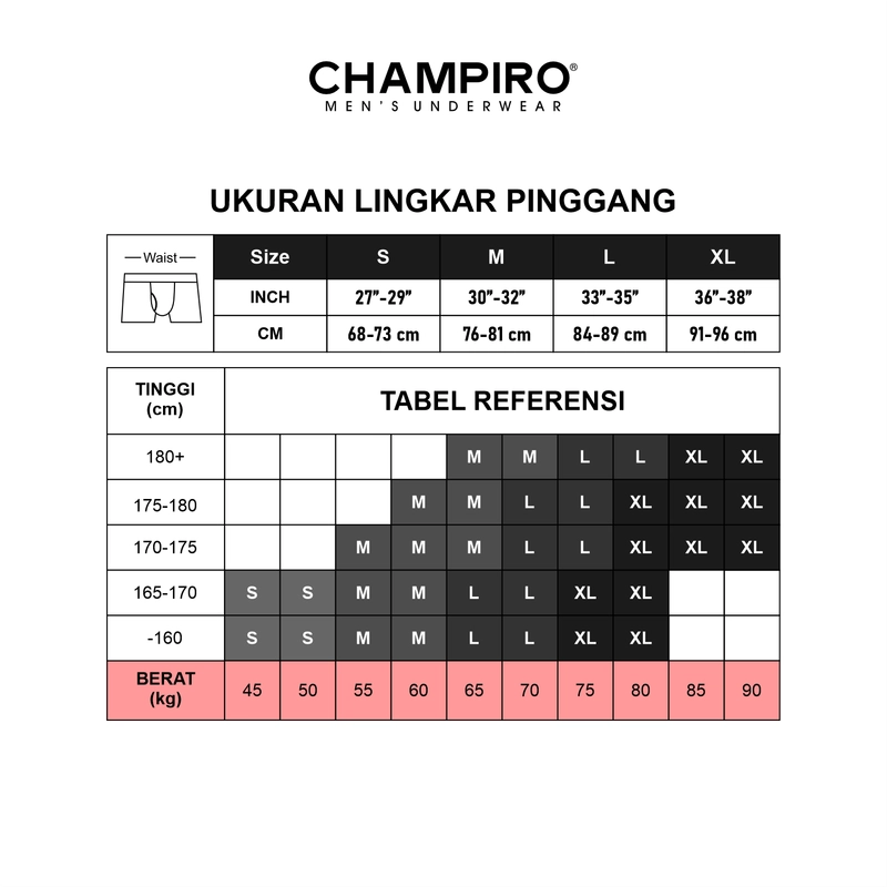 Product image Champiro Underwear - Champiro Pakaian Dalam 0333 S