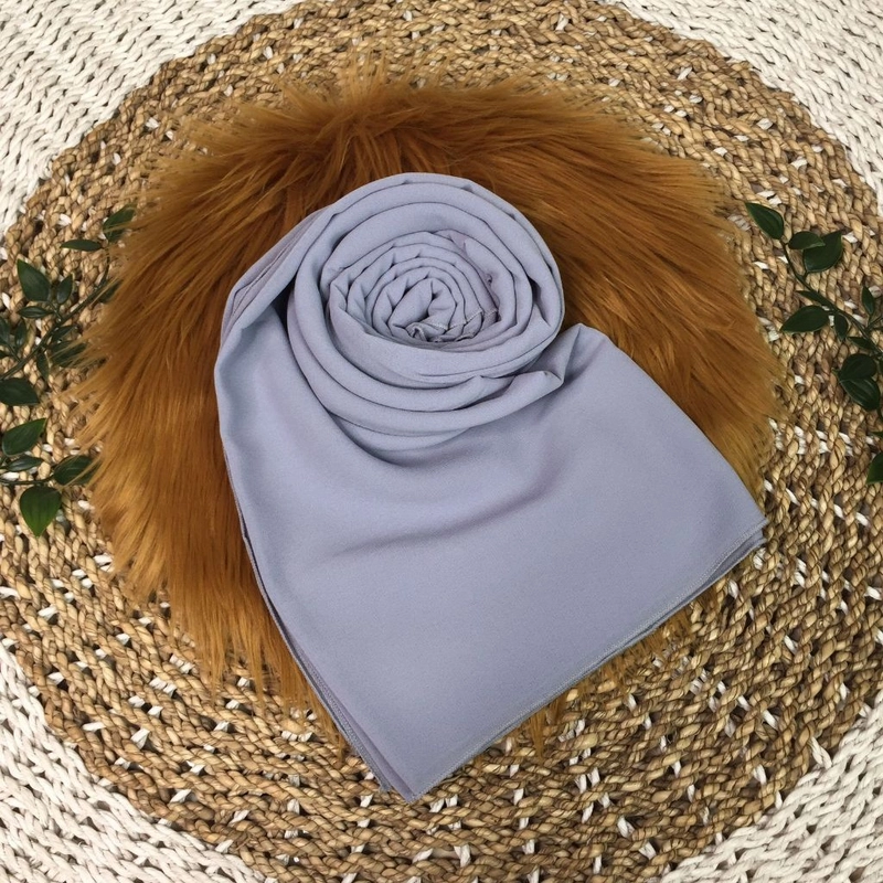 Product image Milyarda Hijab - Pashmina Ceruty Babydoll Lolita Allsize abu muda