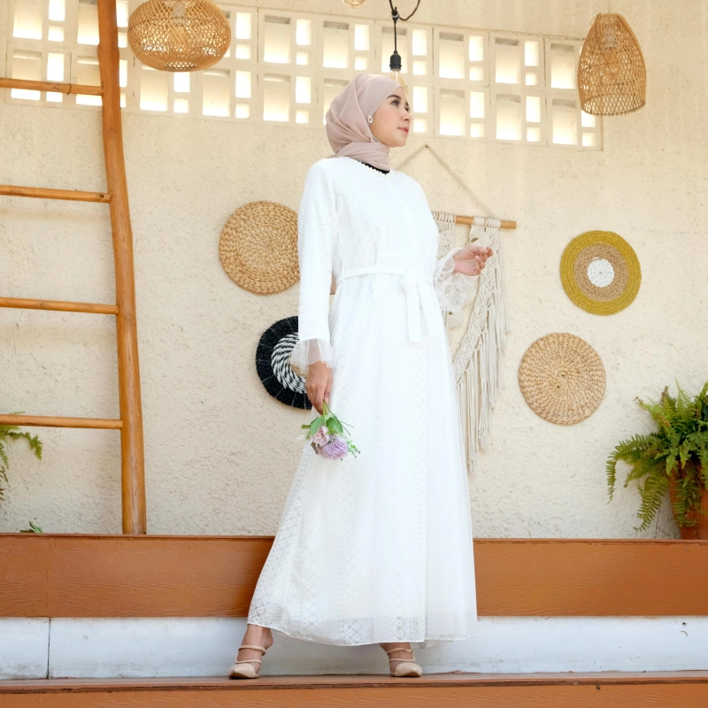 Product image Halika - Venca Dress Putih LD 100 Putih