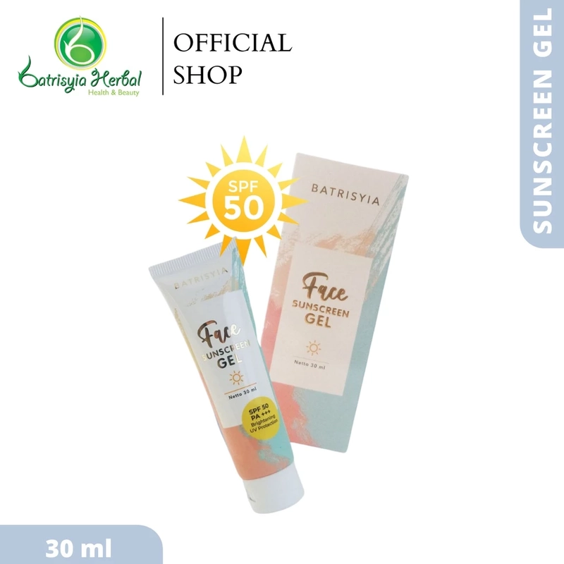 Product image Batrisyia - Face Sunscreen Gel SPF 50 PA +++ 30ml Gel
