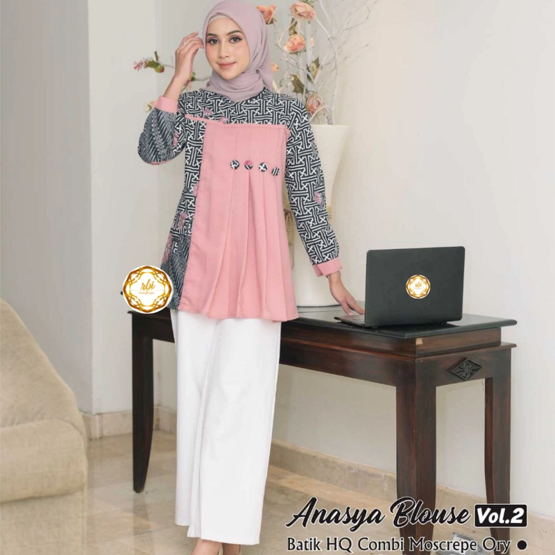 Product image Batik Anasya Blouse Atasan Muslim Wanita Comfort To Wear Original M A