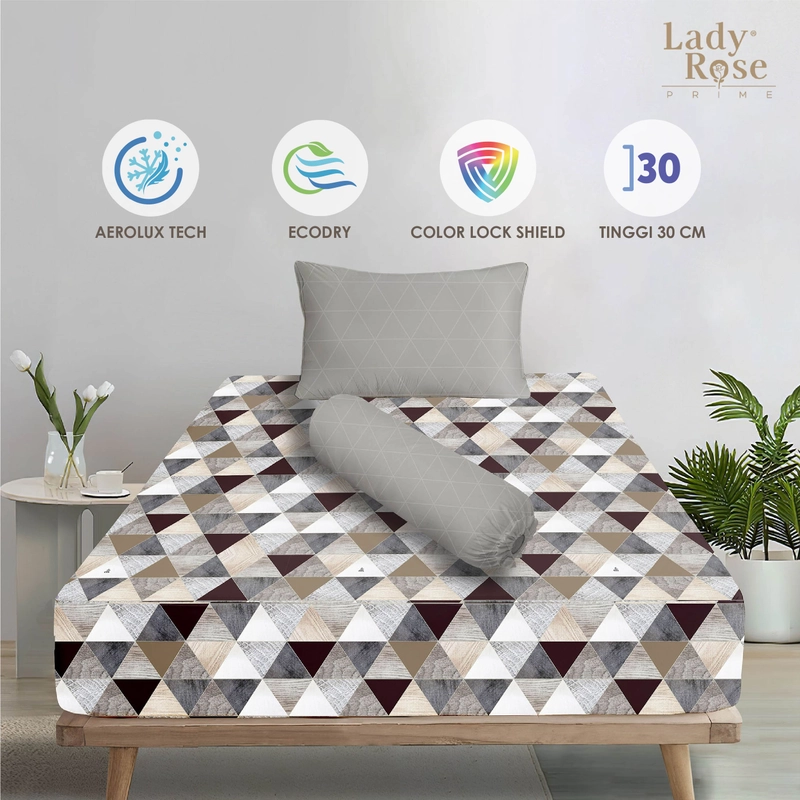 Product image LADY ROSE OFFICIAL - Lady Rose Prime - Sprei Castor 90x200x30 Single 90