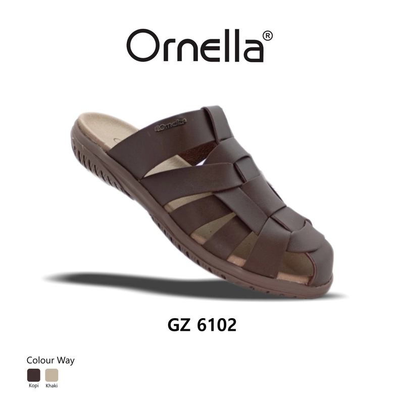 Product image Odillon - Ornella - GZ 6102 / Sandal Bustong Wanita Casual 36 COFFEE