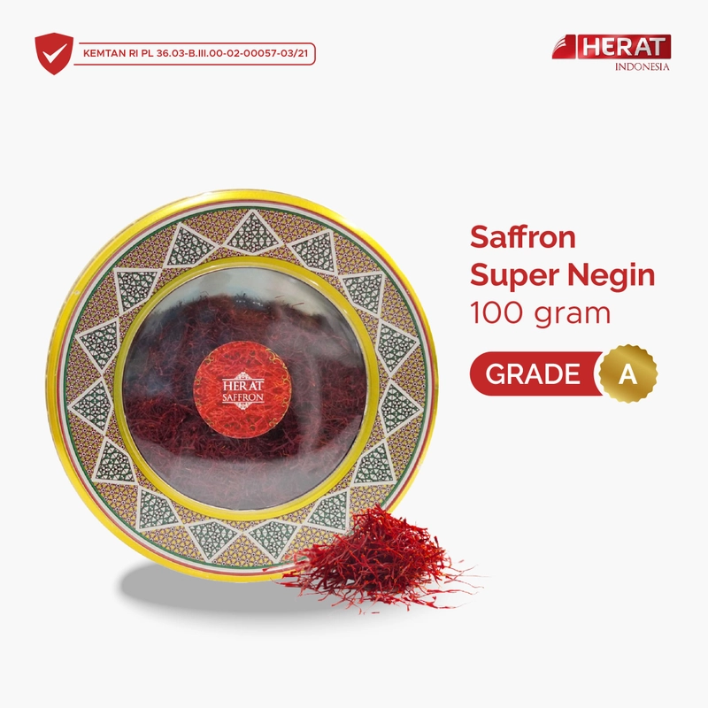 Product image Herat Saffron Afghanistan - Super Negin [100 gram] - Grade A++ Premium The Best Quality 100 gram Merah