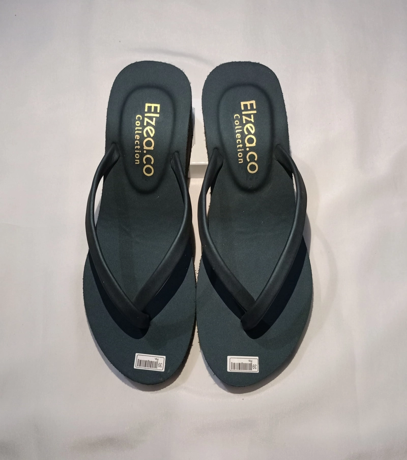 Product image Elzea.co - Sandal Spon Wedges 5CM M04 40 Biru Dongker