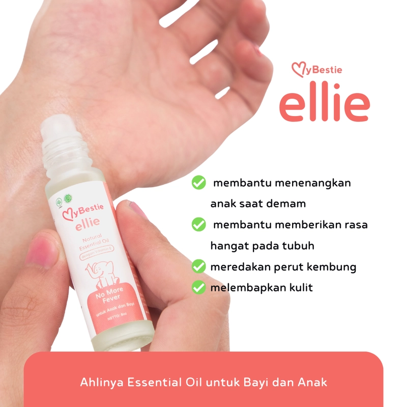 Product image MyBestie Official - MyBestie Ellie - Essential Oil Penurun Panas dan Demam Bayi 8 ml Ellie