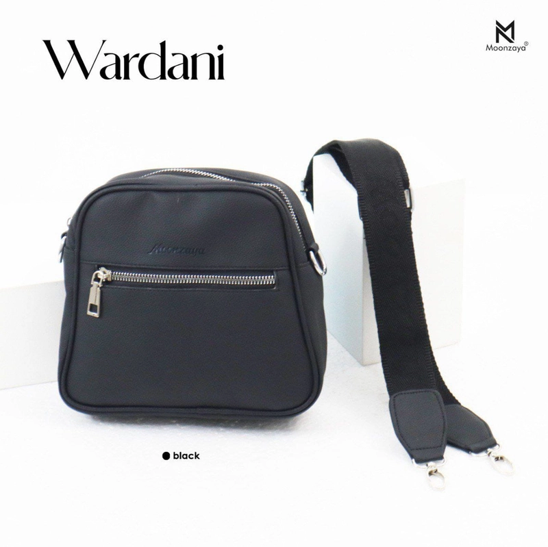 Product image Fashopid - MOONZAYA TAS SELEMPANG WANITA WARDANI BAG ALL BLACK