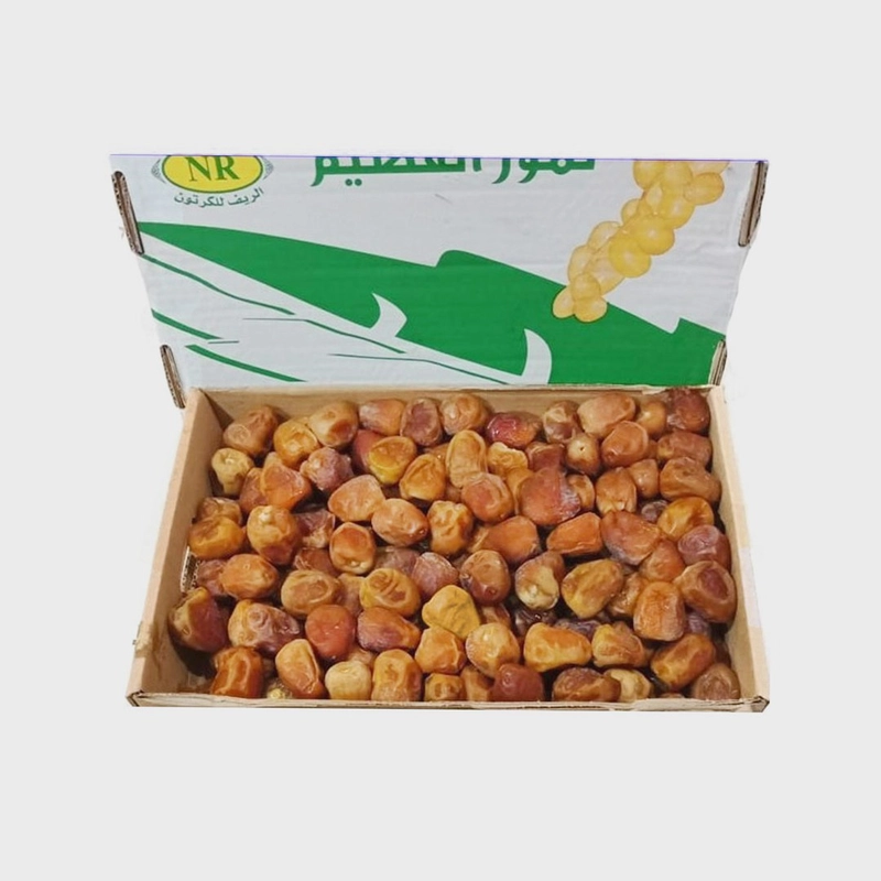 Product image Sahabah Store - Kurma Sukkary Al Qosim 3 kg - Kurma Sukkary Dus Hijau Putih - Sukkary Dus 3 Kg Coklat