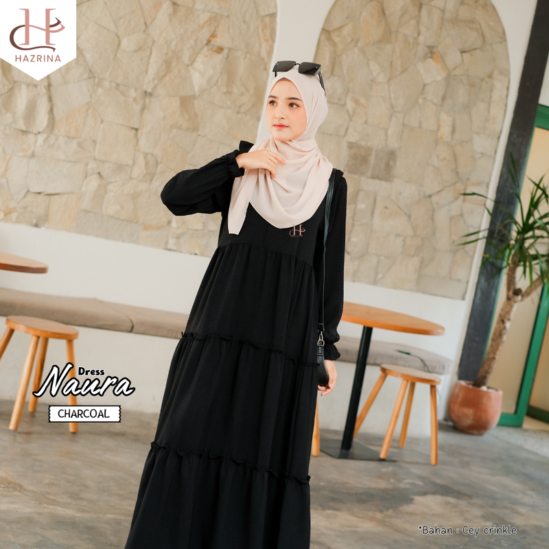 Product image Arrikza - Hazrina - Naura Dress Dewasa S Black