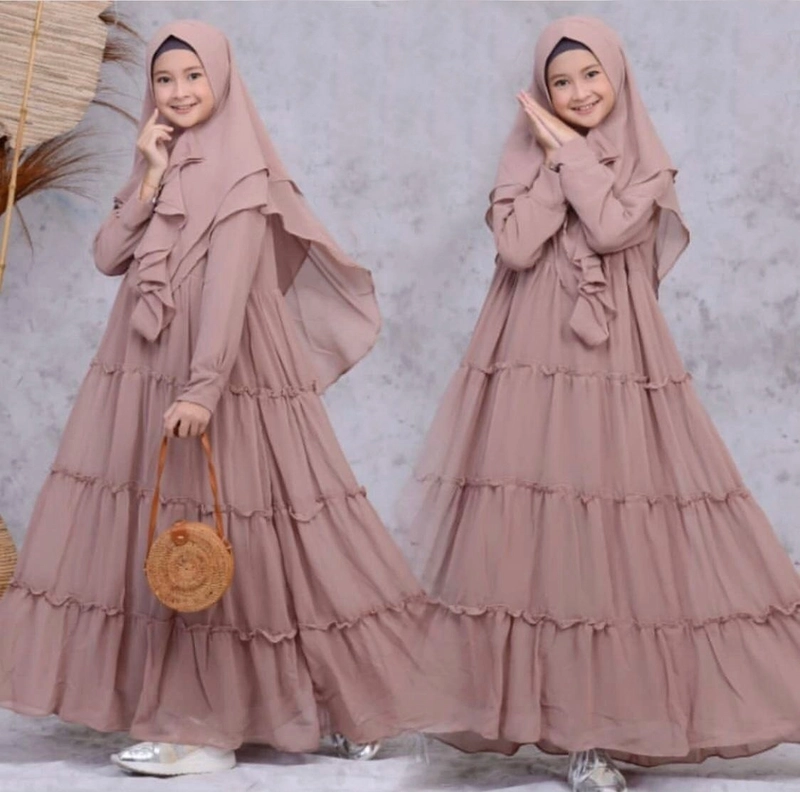 Product image Astro - Gamis Syari Anak Tanggung INAFS 11 SD 13 THN COKSU